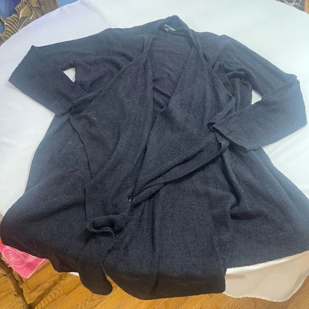 Barefoot Dreams Black Cardigan Sweater Plus Size 3X